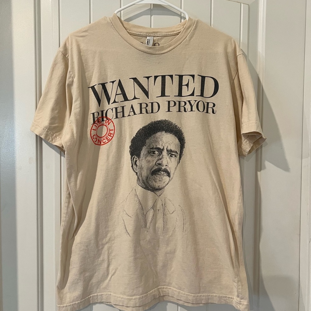 Richard Prior Vintage Beige Graphic Concert Tee